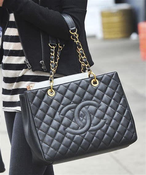 chanel grand shopping tote measurement|chanel gst price 2022.